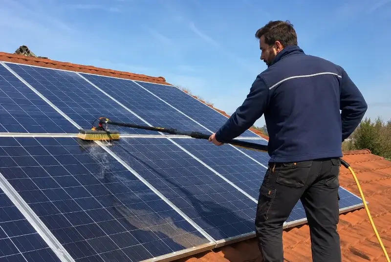 Nettoyage et entretien de panneaux solaires à Marcheprime